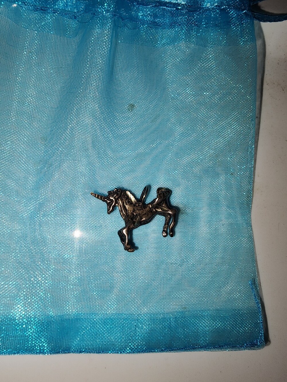 Vintage Unbranded Silver Unicorn Charm